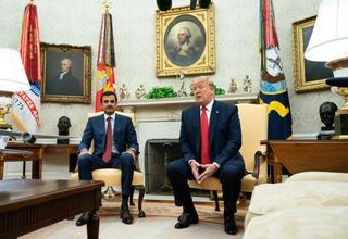 El emir de Catar ofrece a Trump ser el mediador en su disputa con Irán