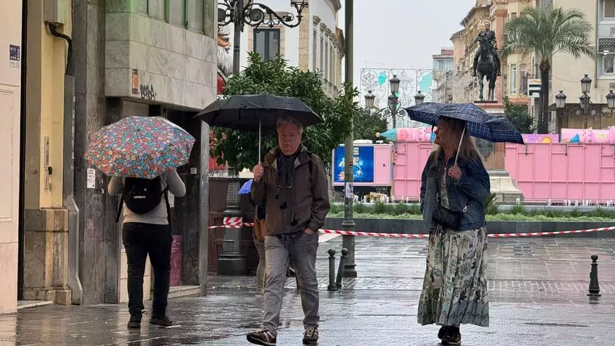 La borrasca Claudia deja las primeras lluvias en Córdoba