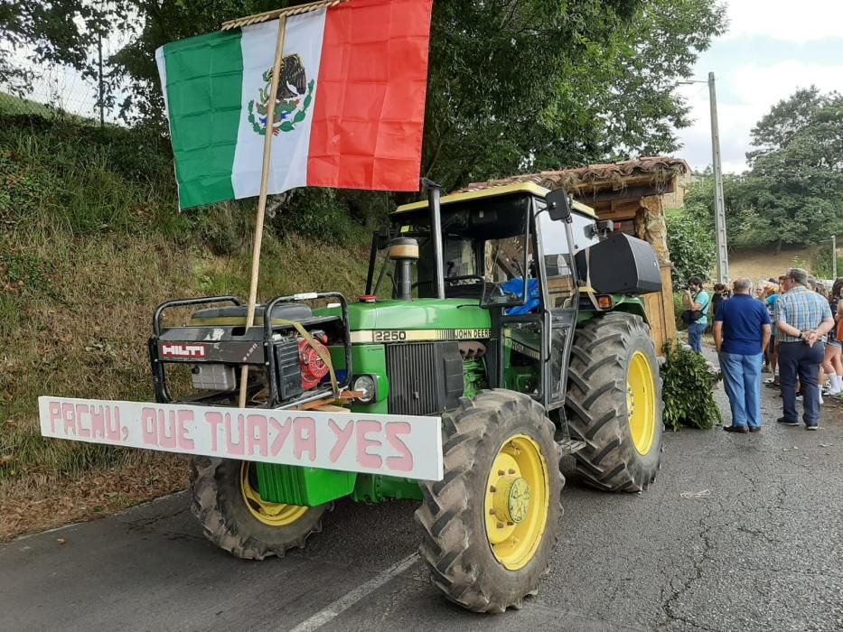 Desfile de las carrozas de Valdesoto