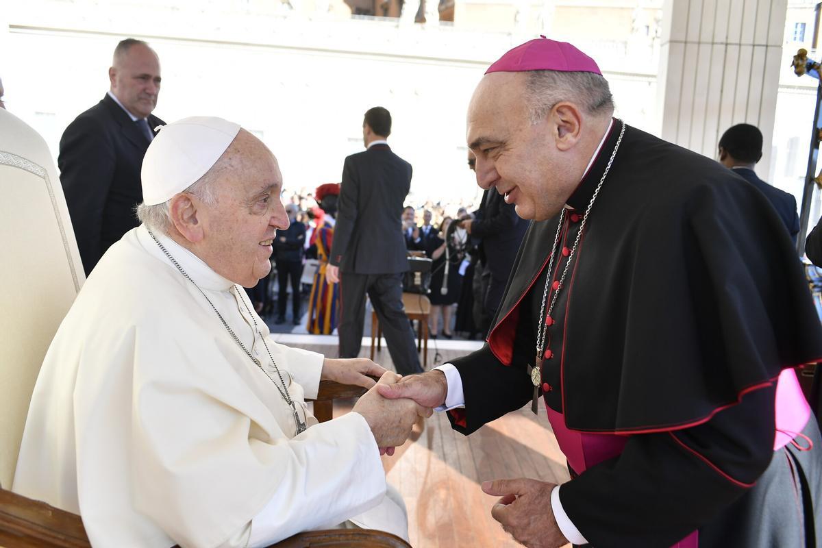 Así recibe el papa a los juniors valencianos