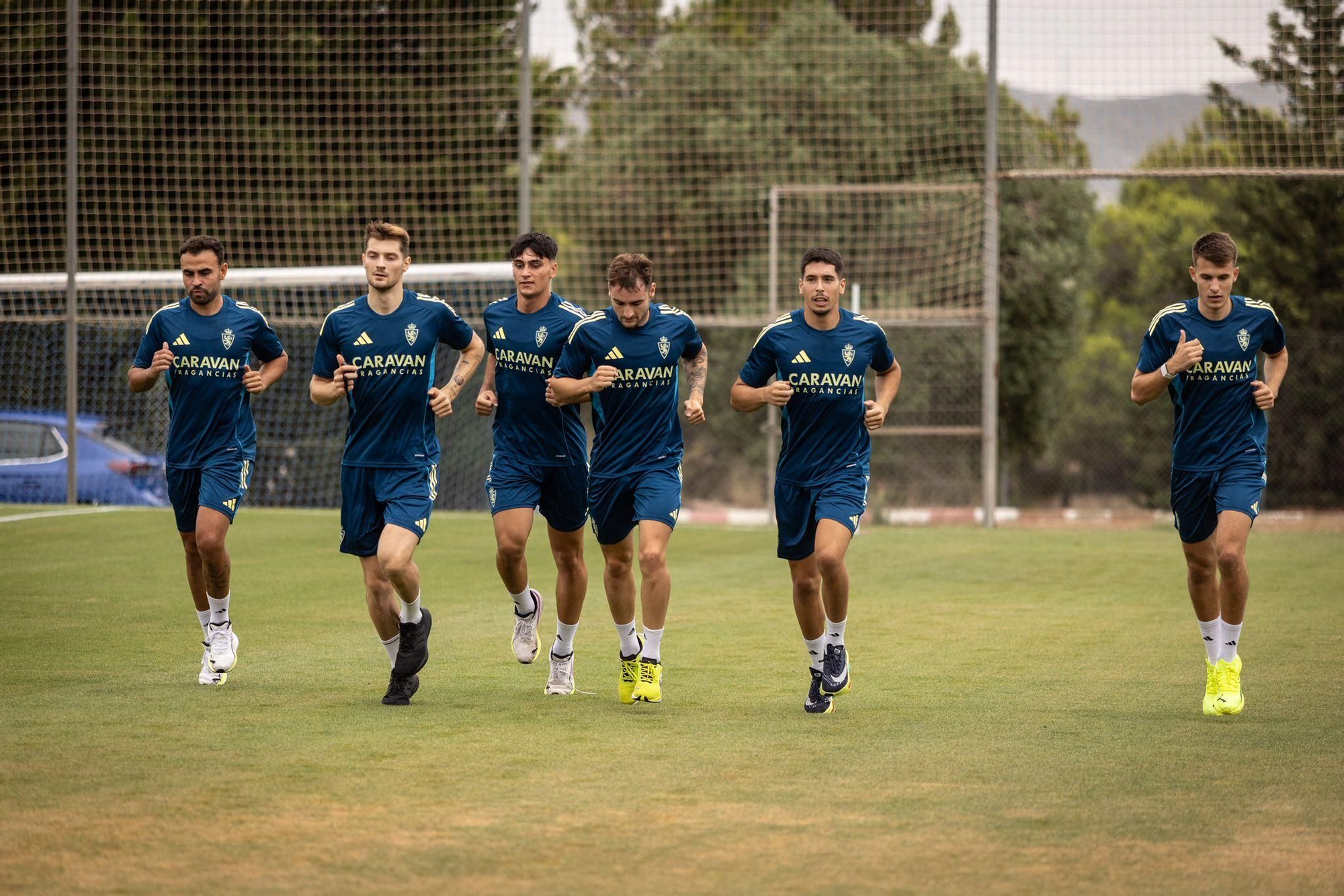En imágenes | El Real Zaragoza comienza la pretemporada 25-26