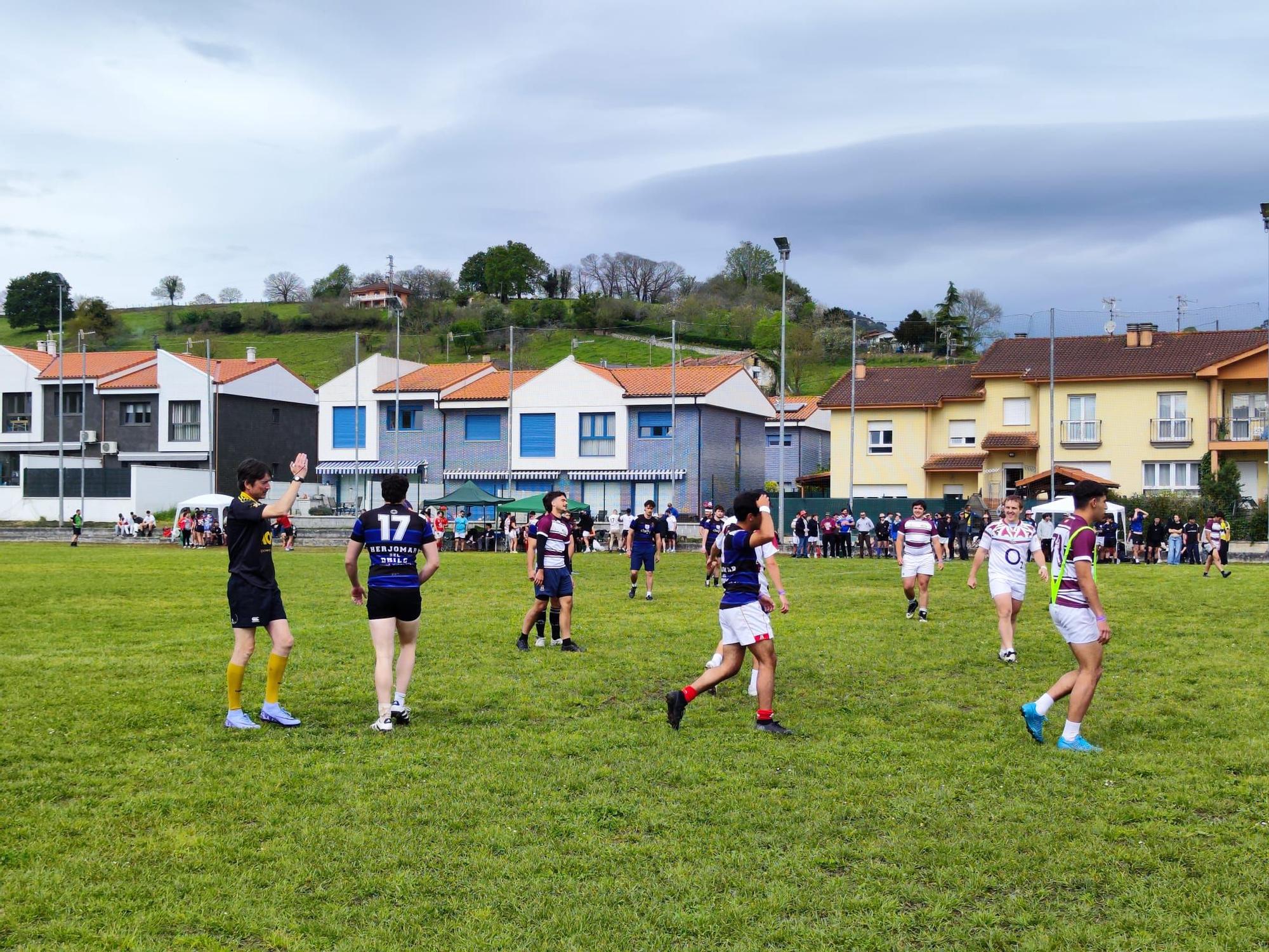 Pasión por el rugby en Grado: las imágenes de ambiente del seven que deja este viernes