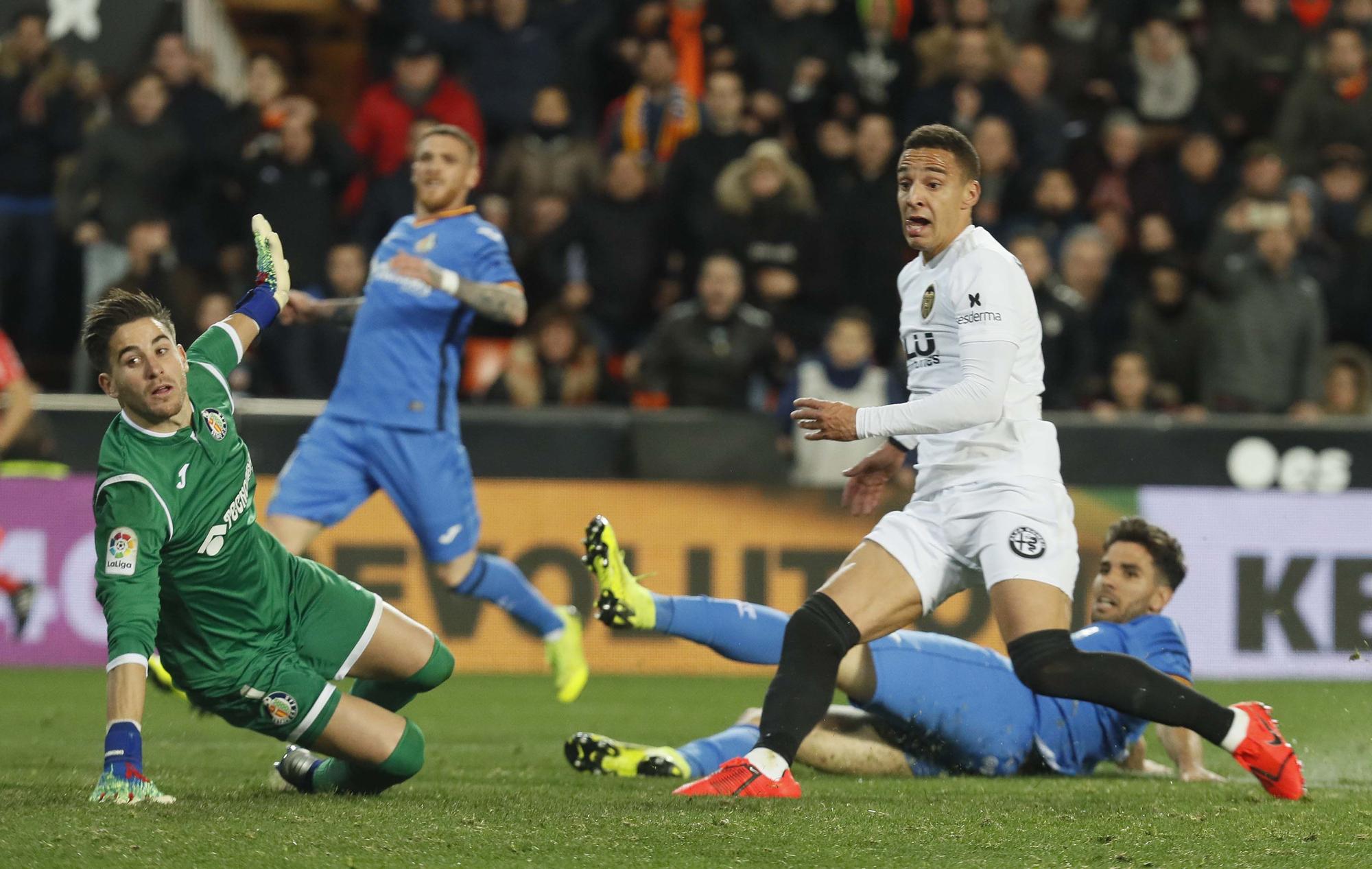 Los enfrentamientos Valencia CF - Getafe con Bordalás en el banquillo madrileño