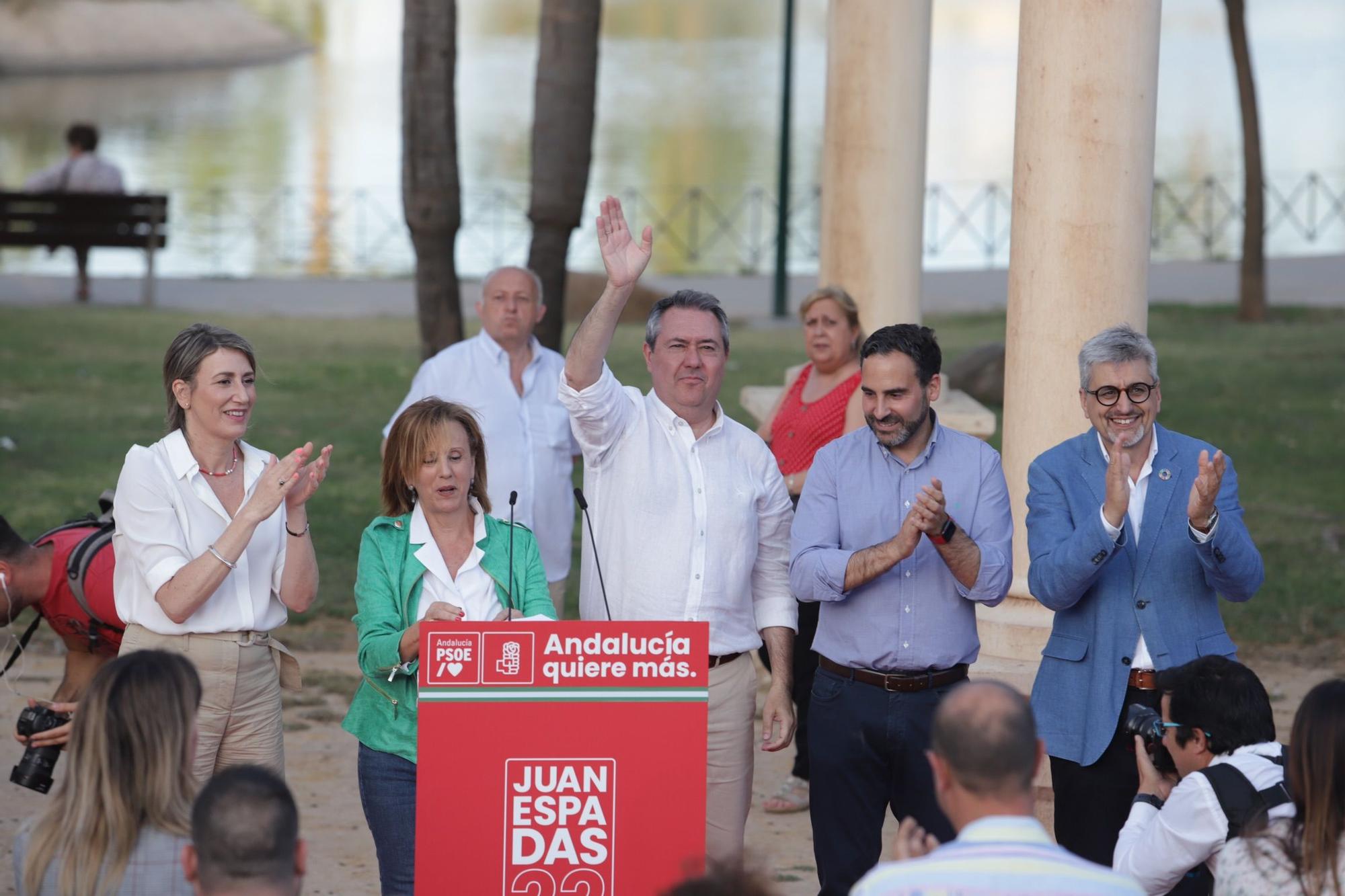 Acto de Juan Espadas, candidato del PSOE a las elecciones andaluzas, en Málaga