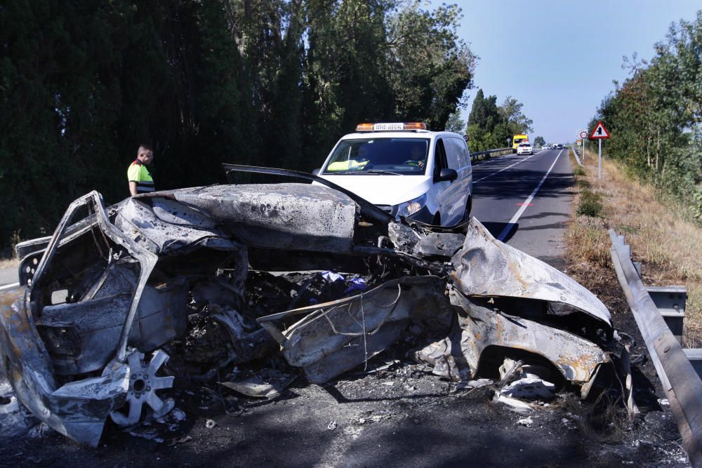 Accident de trànsit a Gualta