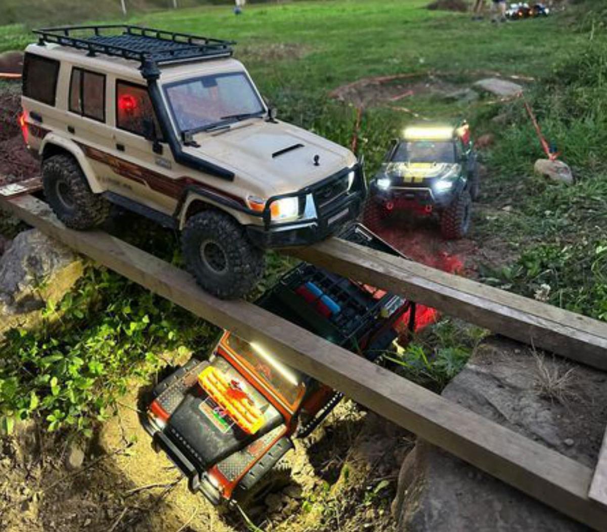 Dos momentos de las pruebas. | LNE