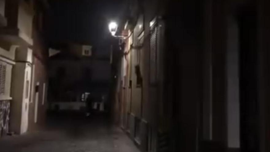 Calles de Santa Brígida sin luz