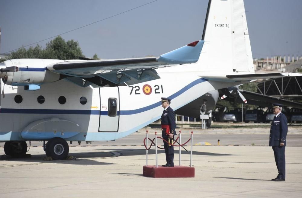 Acto de relevo de mando de la Base Aérea de Alcantarilla