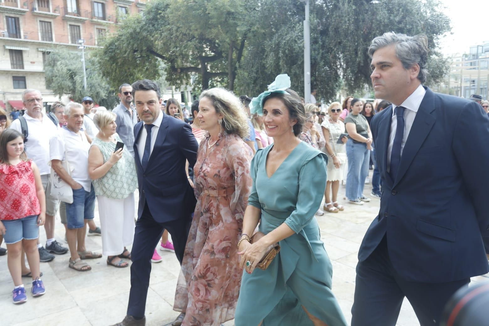 Así ha sido la llegada de los invitados a la boda real en València