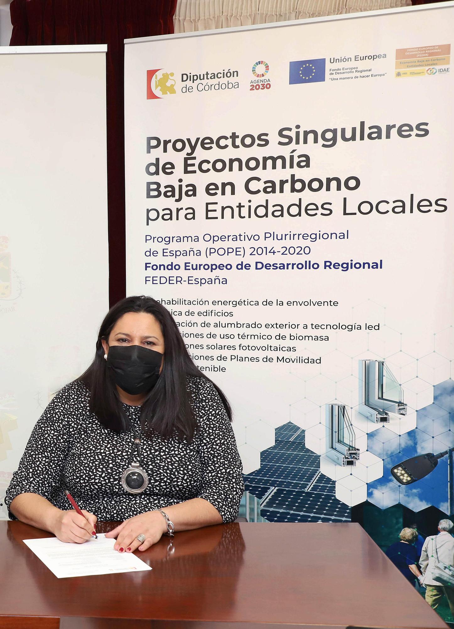 La delegada de Asistencia Económica a los Municipios y Mancomunidades de la Institución Provincial, Dolores Amo.