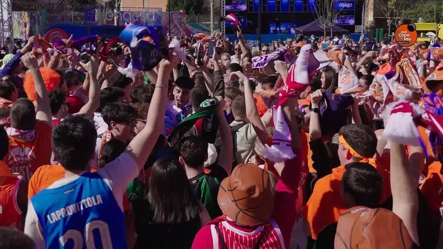 Pasión y color: encuentro de aficiones en la Copa del Rey ACB