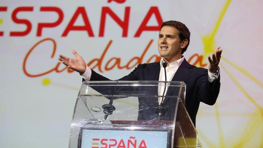 Albert Rivera, durante el acto de presentación de &#039;España Ciudadana&#039; en Madrid.