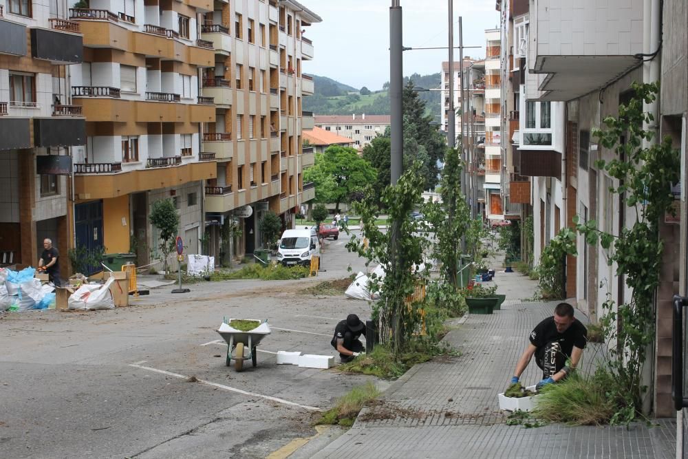 La serie "La Zona" rueda en Pravia y Gijón