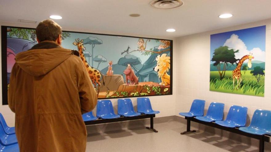 Sala de espera de Pediatría del Virgen de la Concha.