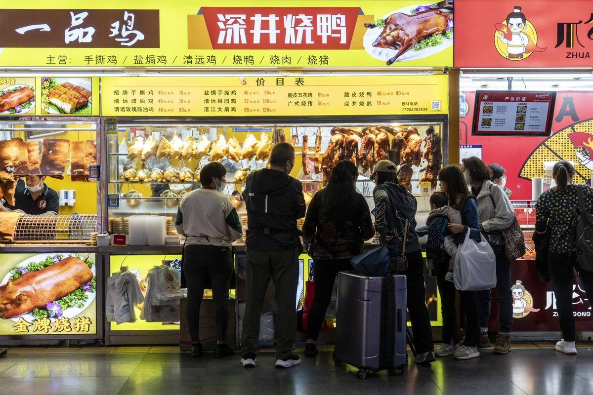 Mercado de Jiuxia en Shenzhen, China