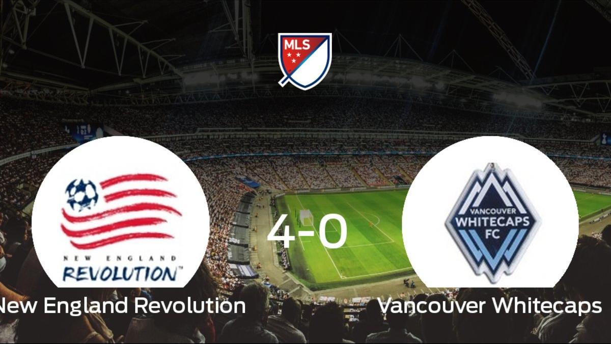 El New England Revolution golea en su feudo al Vancouver Whitecaps (4-0)