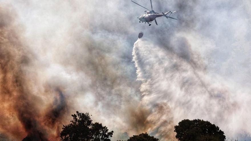 Stabilized a fire in Tenerife