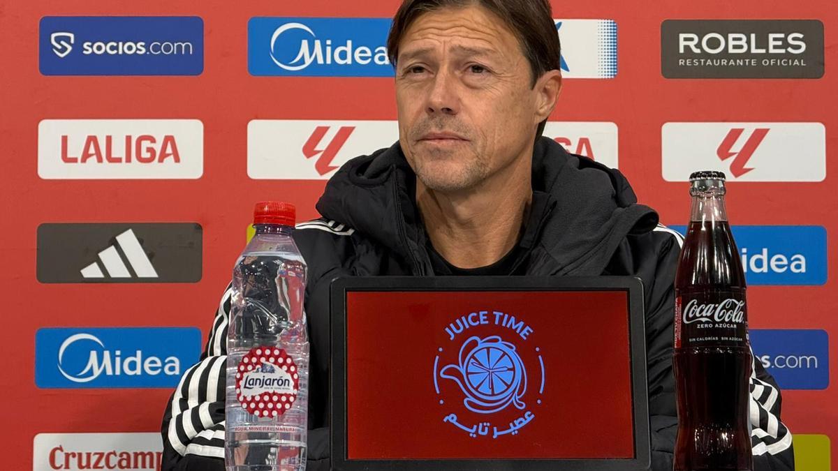 Matías Almeyda en la rueda de prensa previa al Sevilla-Betis