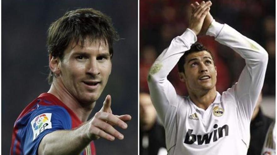 Leo Messi y Cristiano Ronaldo.