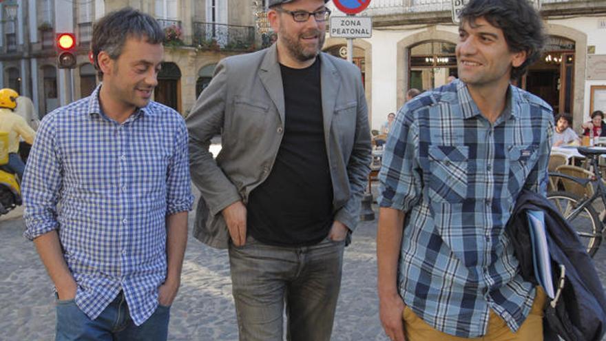 Ferreiro, Noriega y Suárez, en uno de sus encuentros // X.A.