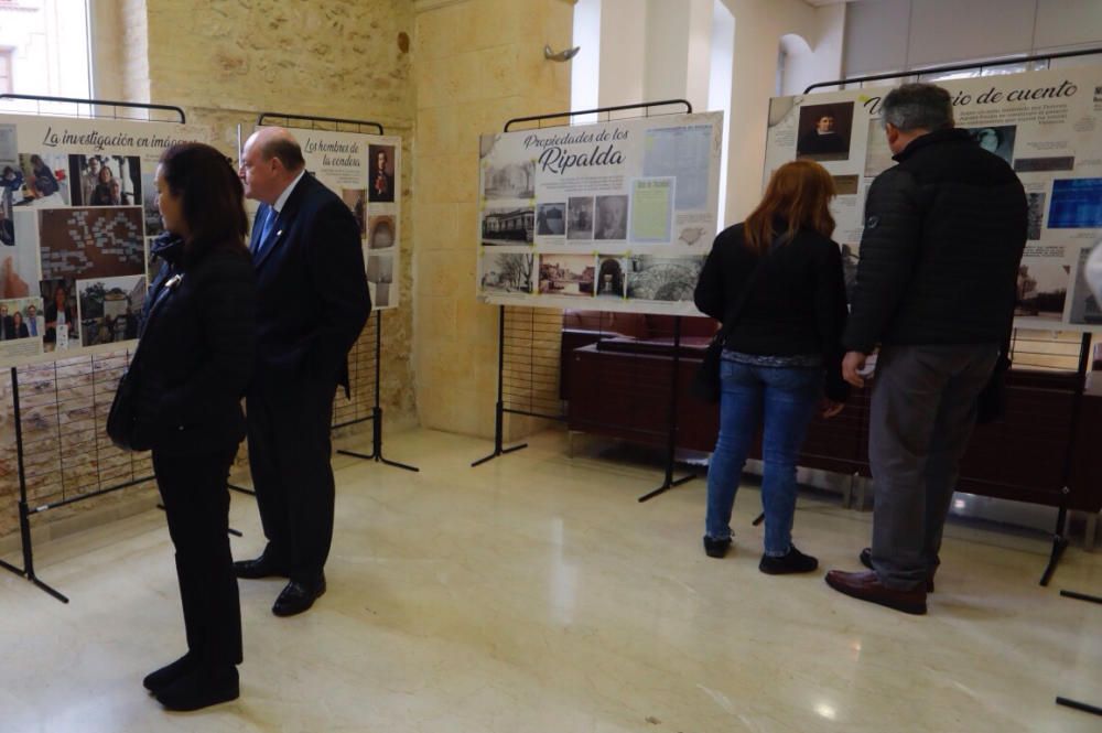 Exposición sobre la condesa de Ripalda en el Ayuntamiento de Alfafar