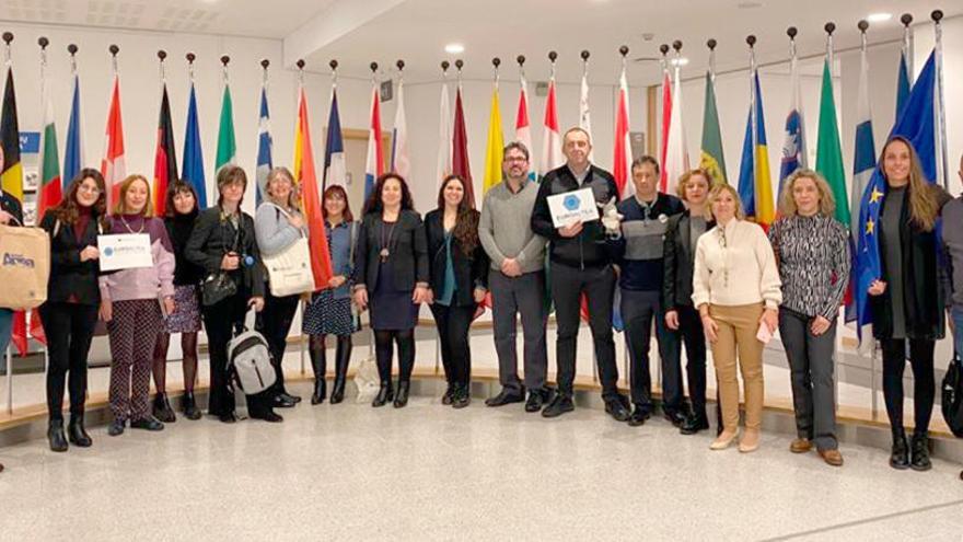 Delegación de Altea en Bruselas.