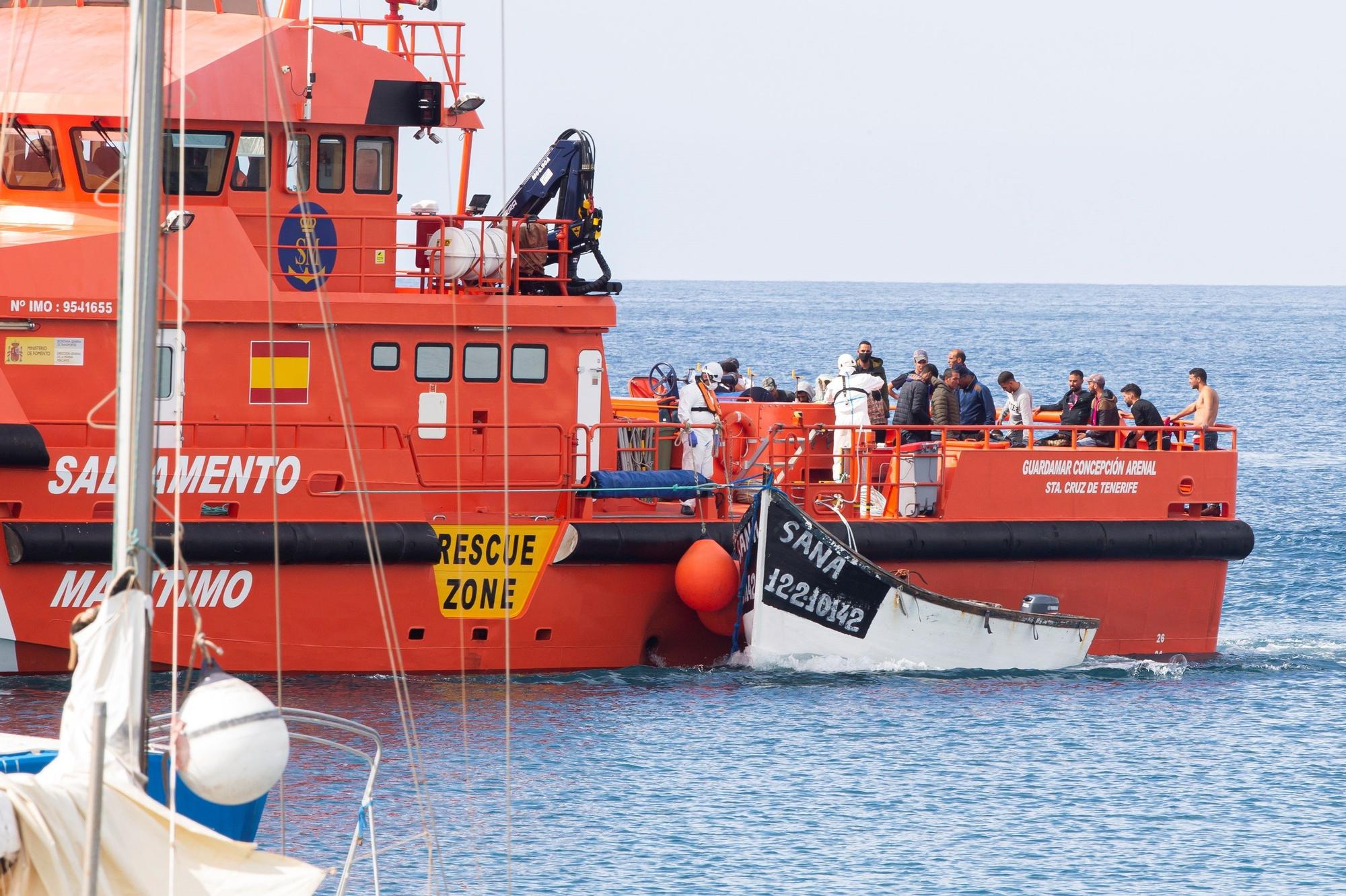 Rescate de 281 inmigrantes en Canarias este jueves