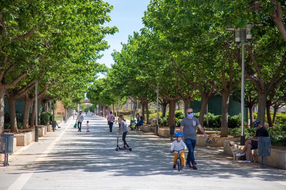 Die Parks in Palma de Mallorca sind wieder geöffnet