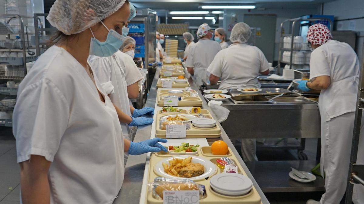 Cocina del Hospital Virgen de la Arrixaca.
