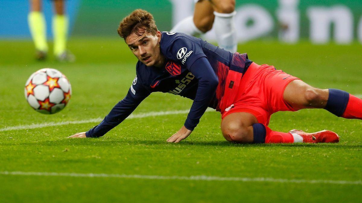 Antoine Griezmann en un partit amb l&#039;Atlético