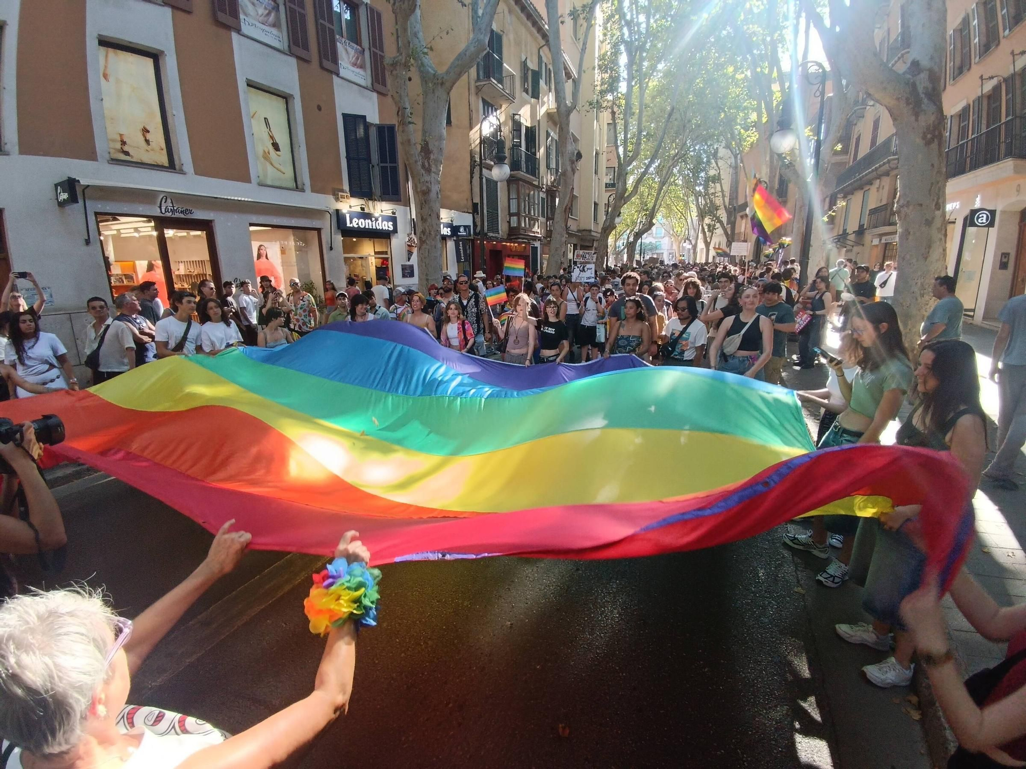Orgullo 2025: las imágenes de las manifestaciones de Palma