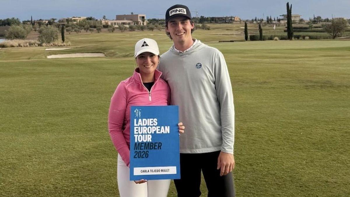 Carla Tejedo, con el pasaporte para el Ladies European Tour 2026.