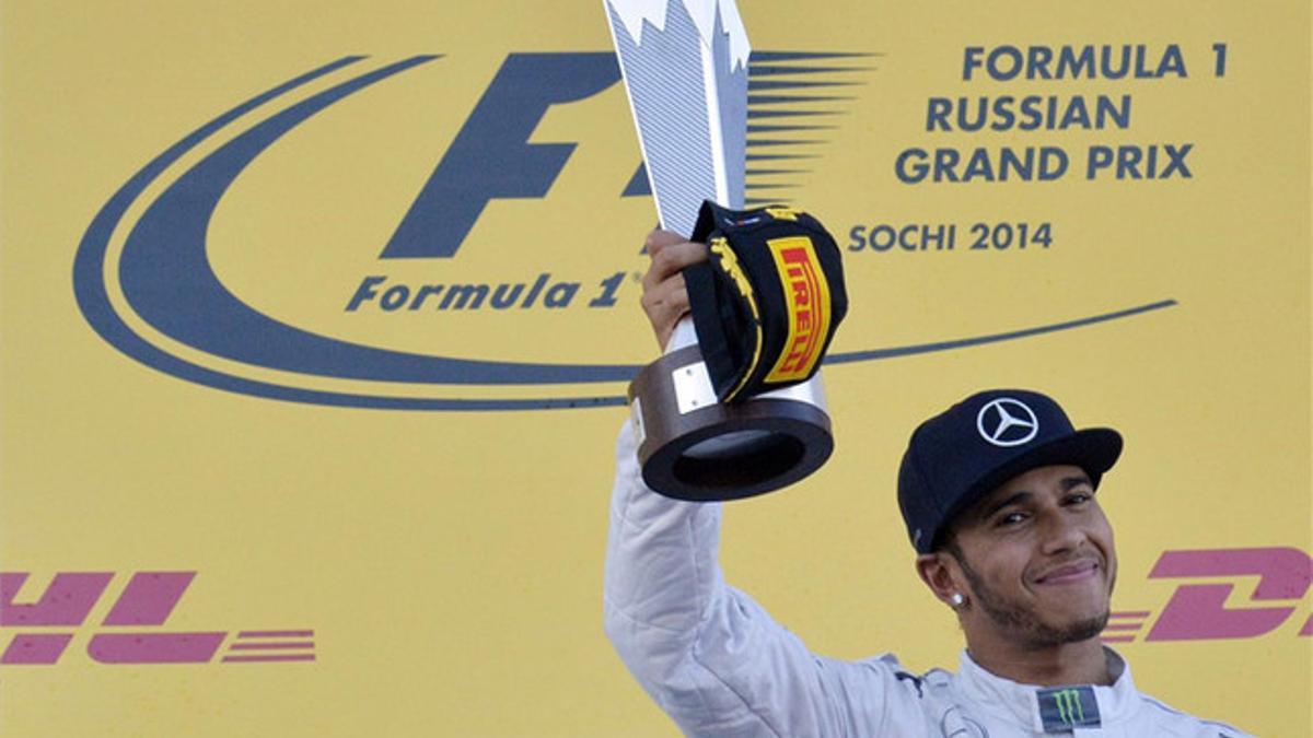 Lewis Hamilton se muestra exultante tras su segundo título mundial