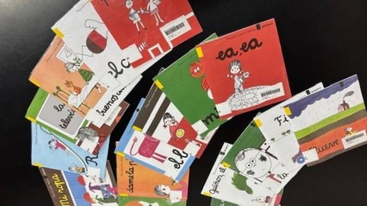 Ejemplares nuevos de libros infantiles para la biblioteca.