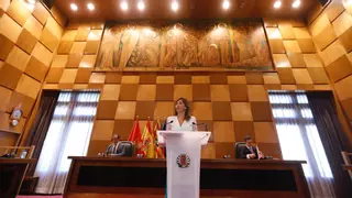 Chueca da la campanada y anuncia la reforma de los paseos María Agustín, Pamplona y Constitución