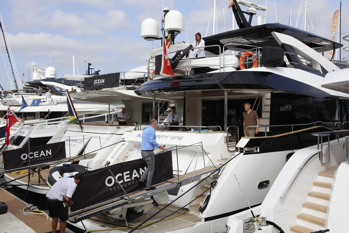 Luxusyachten, Gedränge und große Geschäfte; So war der Auftakt der Palma International Boat Show
