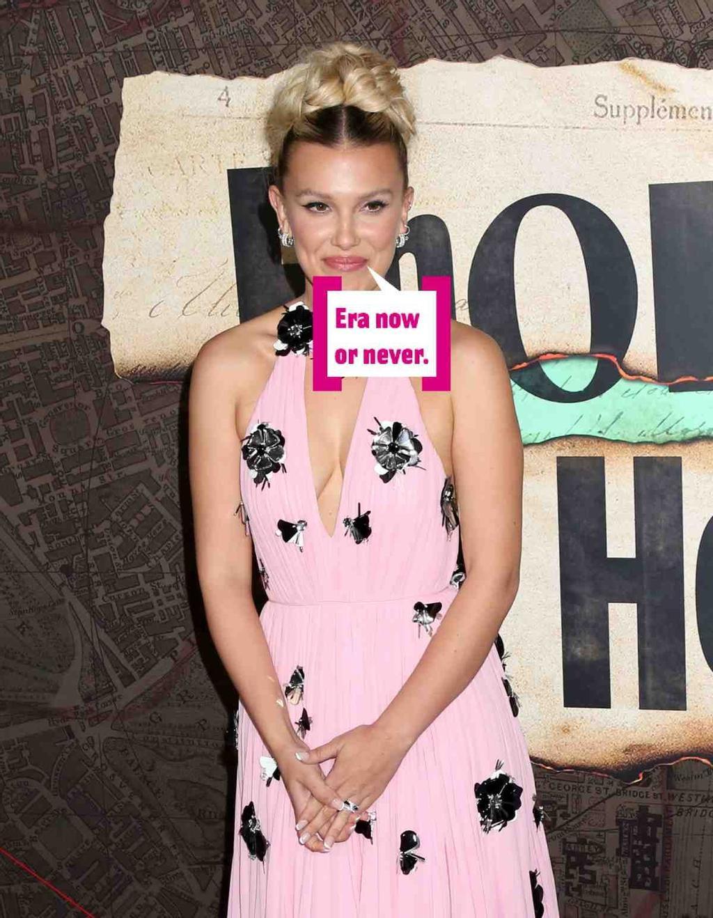 Millie Bobby Brown se casa now or never
