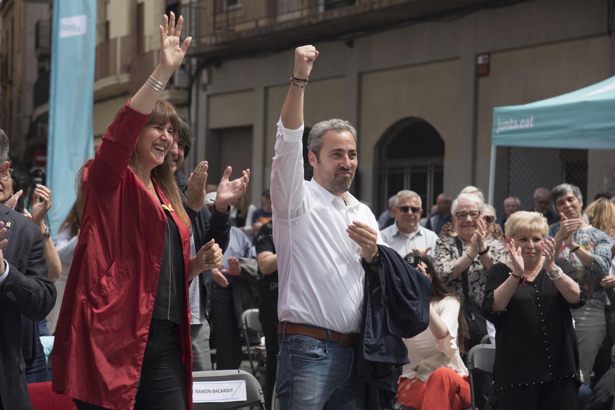 Acte central del candidat a l'alcaldia de Manresa de Junts, Ramon Bacardit