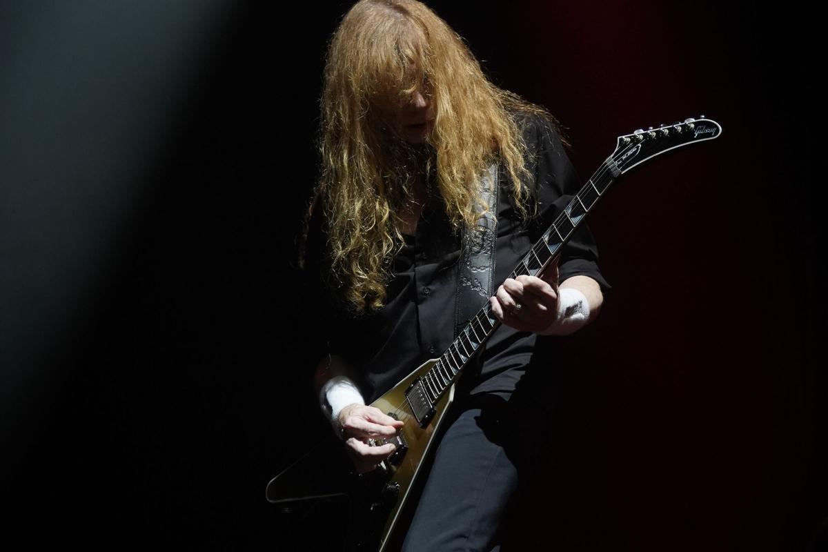 La banda de Dave Mustaine dice adiós tras 43 años sobre los escenarios. A Coruña es una de las pocas paradas seleccionadas de su gira. La banda de Dave Mustaine dice adiós tras 43 años sobre los escenarios. A Coruña es una de las pocas paradas seleccionadas de su gira.
