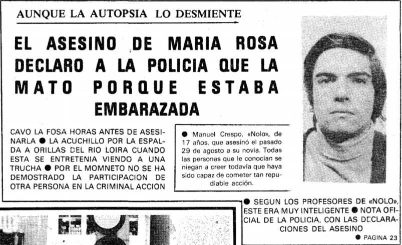 Portada de FARO del 8 de diciembre de 1982, con la detención de Nolo Crespo.   | // FDV