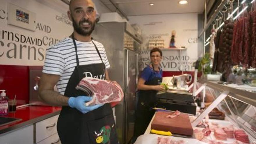 Menú con productos del Mercat Central