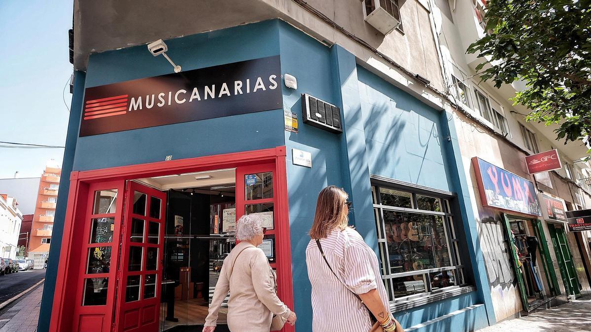 Musicanarias, uno de los comercios históricos de Santa Cruz de Tenerife
