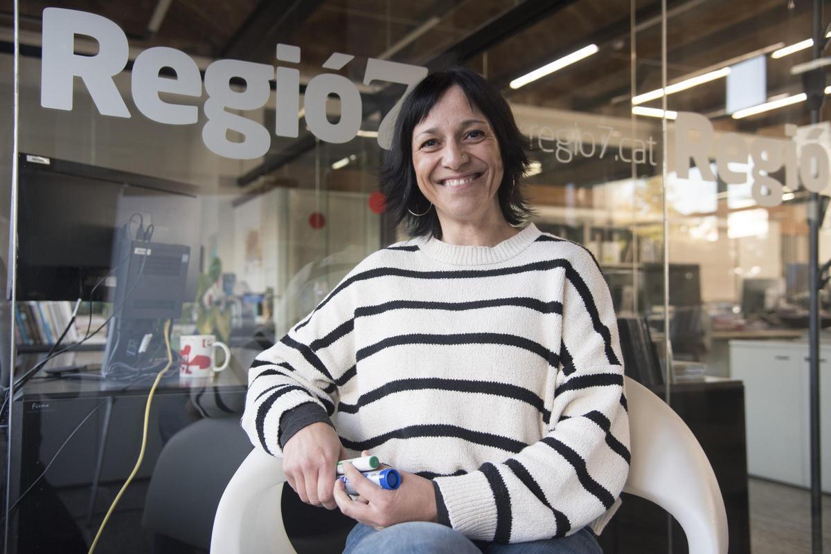 Iolanda Segura, portaveu nacional dUSTEC-STEs