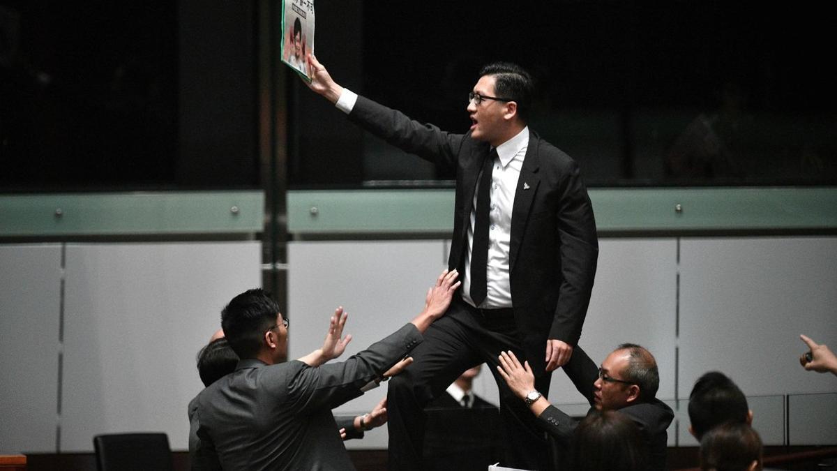 El diputado opositor Lam Cheuk-ting, en una imagen de archivo.