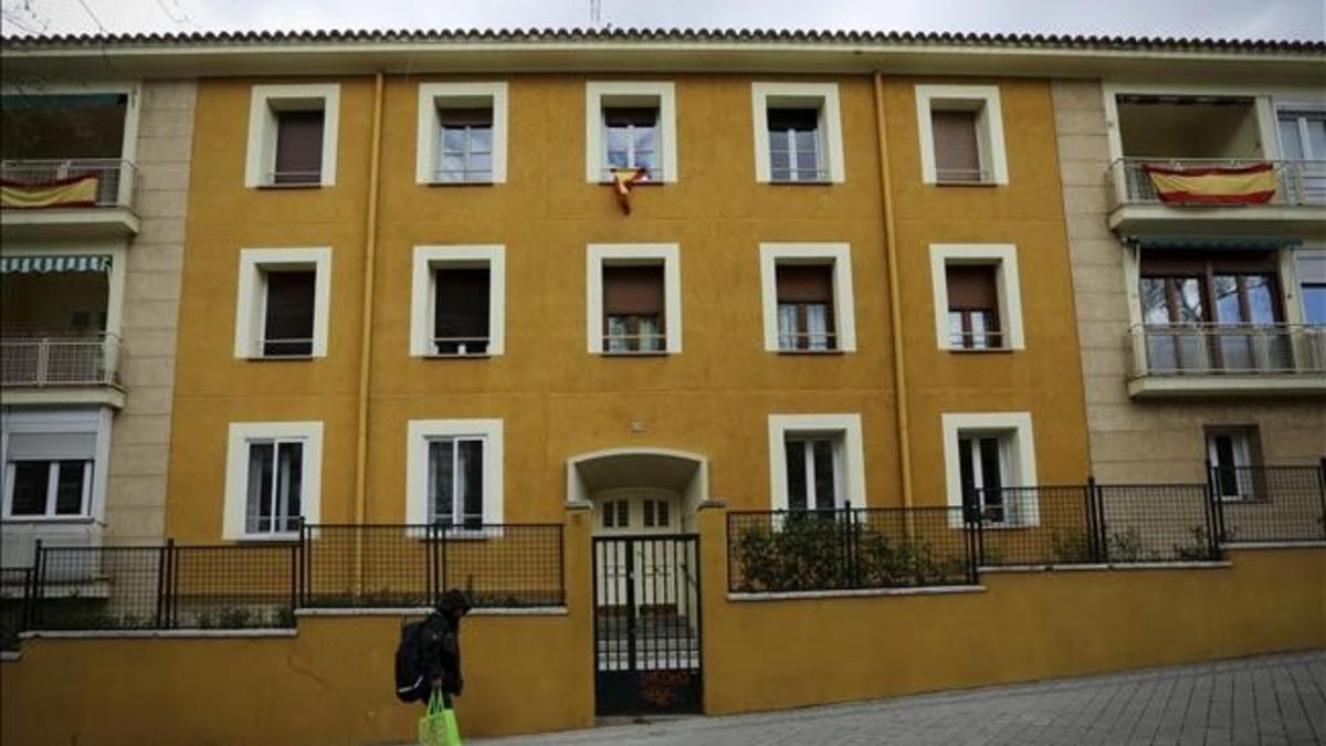 Fachada de la sede de la Fundación Francisco Franco, en Madrid