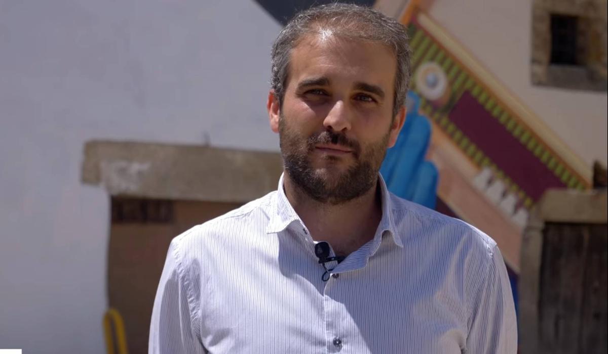 El alcalde de Montánchez, Joaquim Plana Flores.