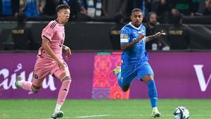 Malcom, durante el partido ante el Al Hilal