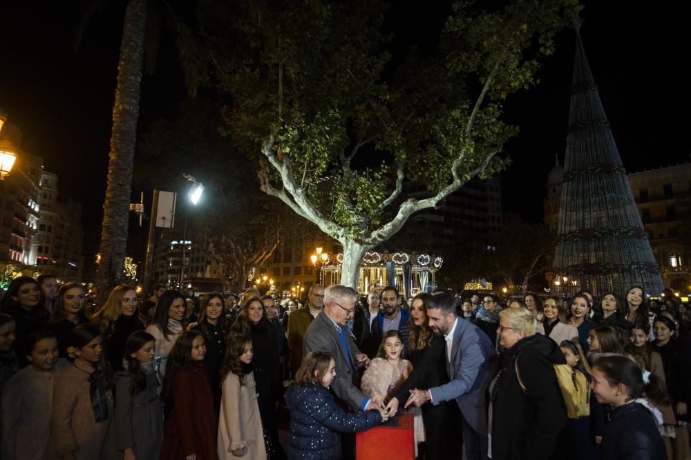 Encendido de las luces de Navidad en València