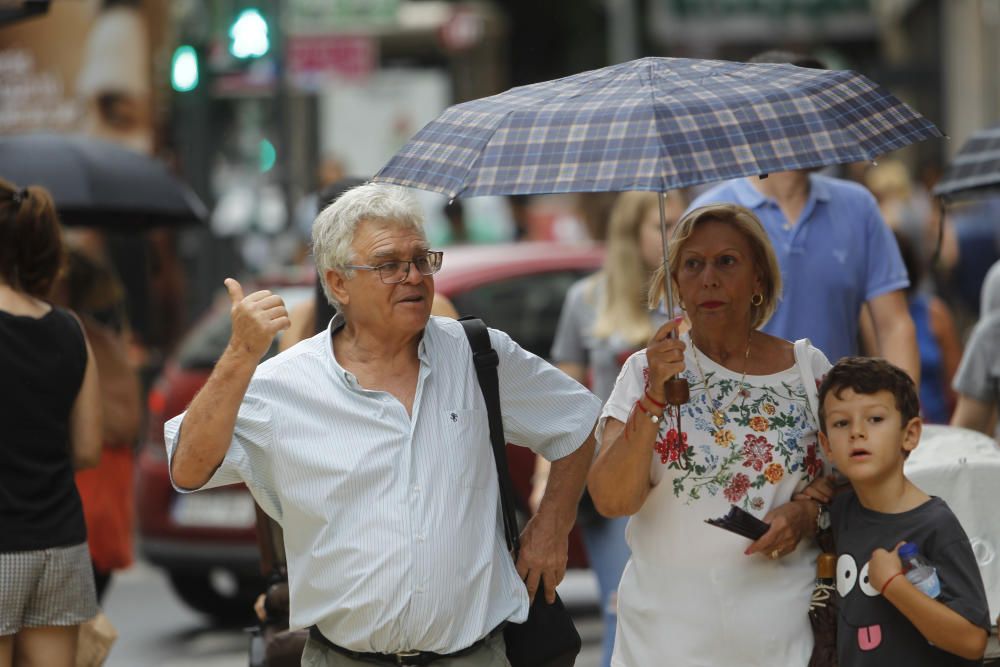 La gota fría descarga en València