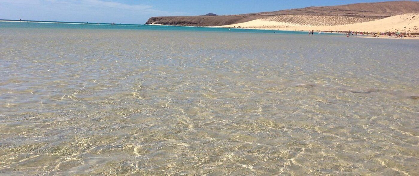 Laguna de Sotavento, en Fuerteventura.